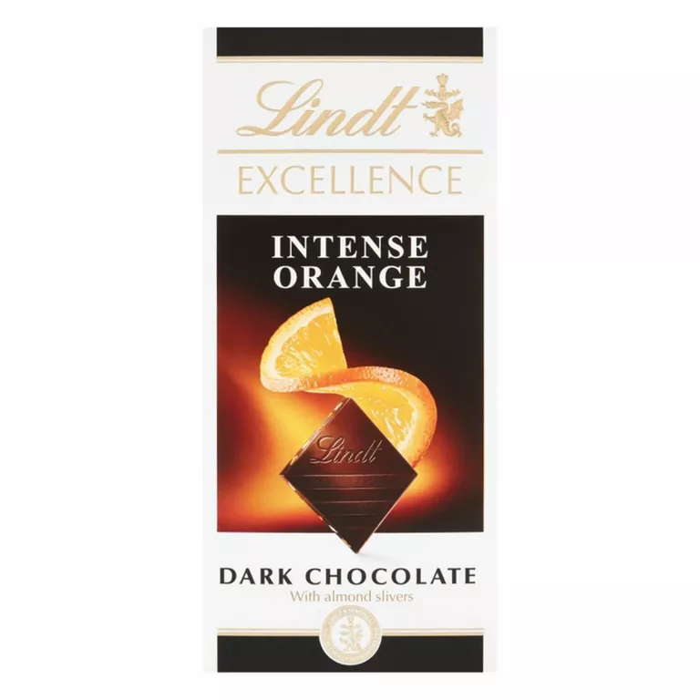 LINDT EXCELLENCE CZEKOLADA GORZKA ORANGE INTENSE CHOCOLAT NOIR 100G