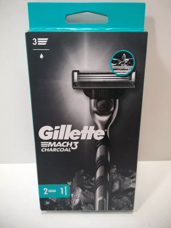 GILLETTE MACH 2 CHARCOAL 2+1
