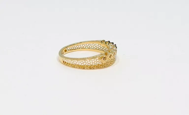 ZŁOTY PIERŚCIONEK TIARA PRP.585 R.18 2,31 G.