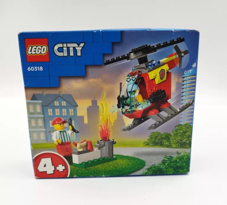 KLOCKI LEGO CITY 60318 HELIKOPTER STRAŻACKI