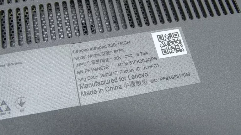LAPTOP LENOVO IDEAPAD 330-15ICH INTEL I5-8300H 8/256GB SSD GTX 1050
