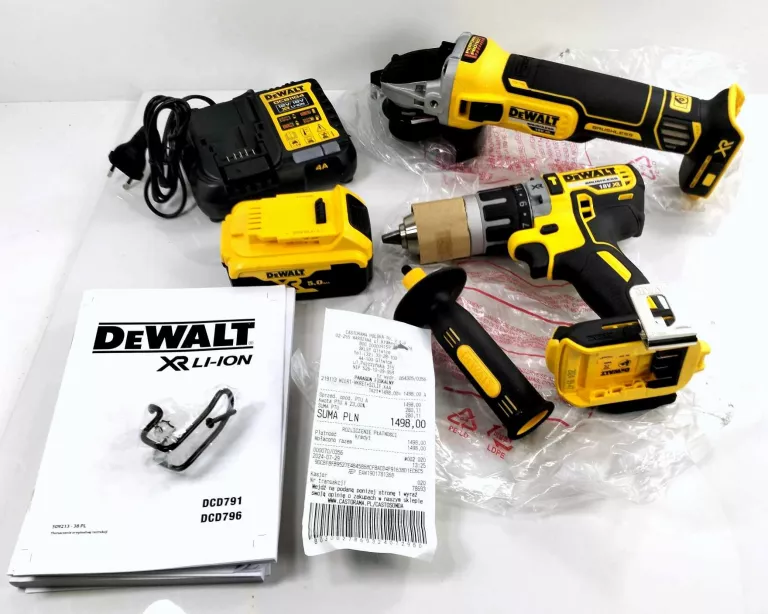 ZESTAW ELEKTRONARZĘDZI DEWALT 6ELEMENTOWY (DCK2080P2TQW) + GWARANCJA