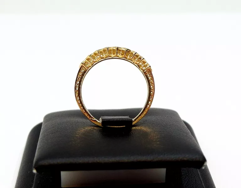 ZŁOTY PIERŚCIONEK TIARA PRP.585 R.18 2,31 G.