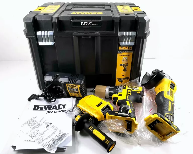 ZESTAW ELEKTRONARZĘDZI DEWALT 6ELEMENTOWY (DCK2080P2TQW) + GWARANCJA