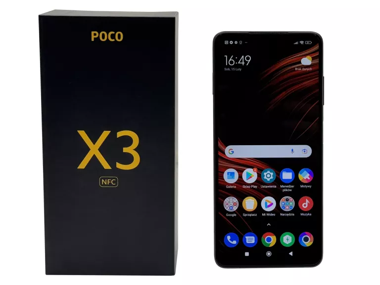 TELEFON XIAOMI POCO X3 NFC 6/64GB 6,67'' 120HZ SHADOW GRAY