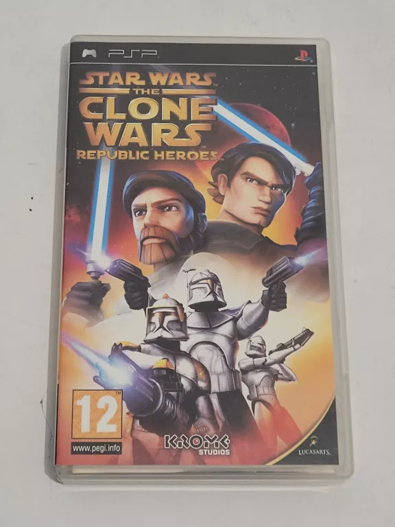 GRA PSP STAR WARS THE CLONE WARS REPUBLIC HEROES