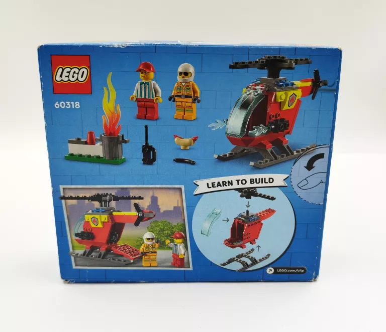 KLOCKI LEGO CITY 60318 HELIKOPTER STRAŻACKI