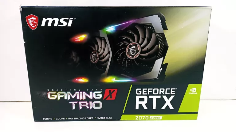 KARTA GRAFICZNA MSI RTX 2070 SUPER GAMING X TRIO 8GB GDDR6 / PUDEŁKO