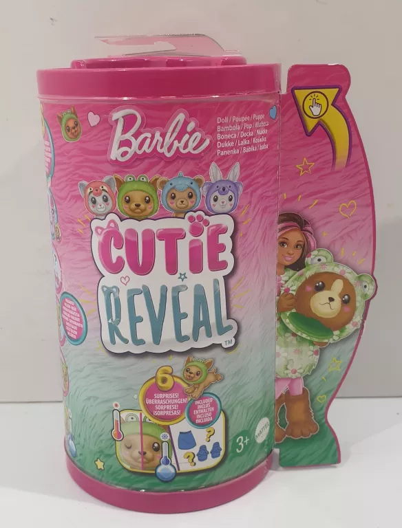 BARBIE LALKA CUTIE REV CHELSEA PIESEK ŻABA MATTEL HRK29