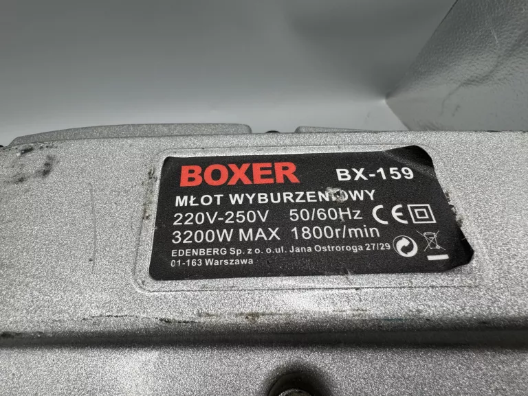 MŁOT WYBURZENIOWY BOXER BX-159 3200W WALIZKA