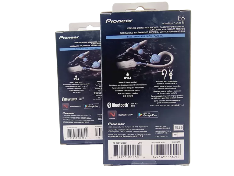 SŁUCHAWKI PIONEER E6 WIRELESS SE-E6BT-L