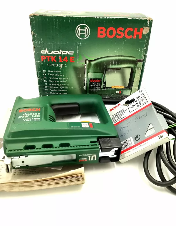ZSZYWACZ TAPICERSKI BOSCH DUOTAC PTK 14E !! OKAZJA !!