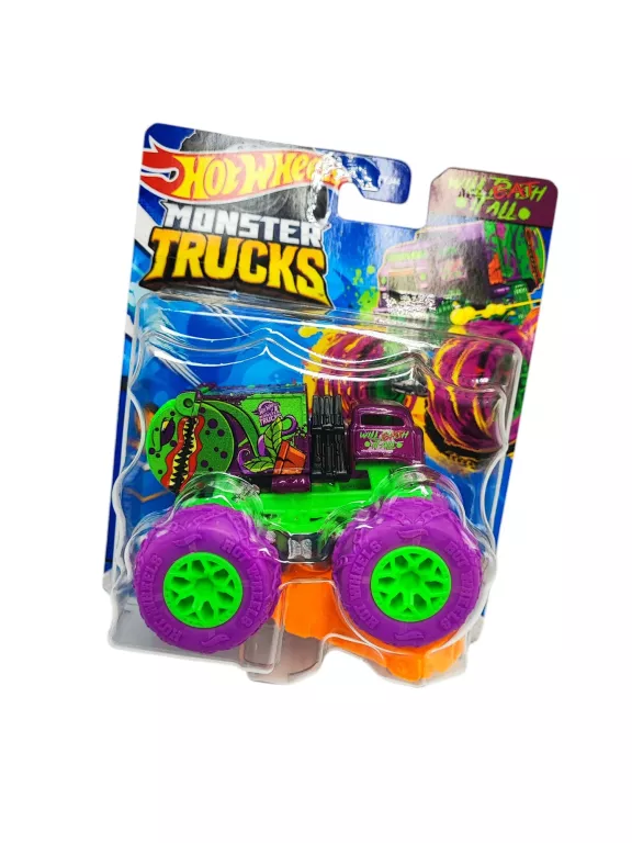 HOTWHEELS MONSTER TRUCKS WILL EAT IT ALL