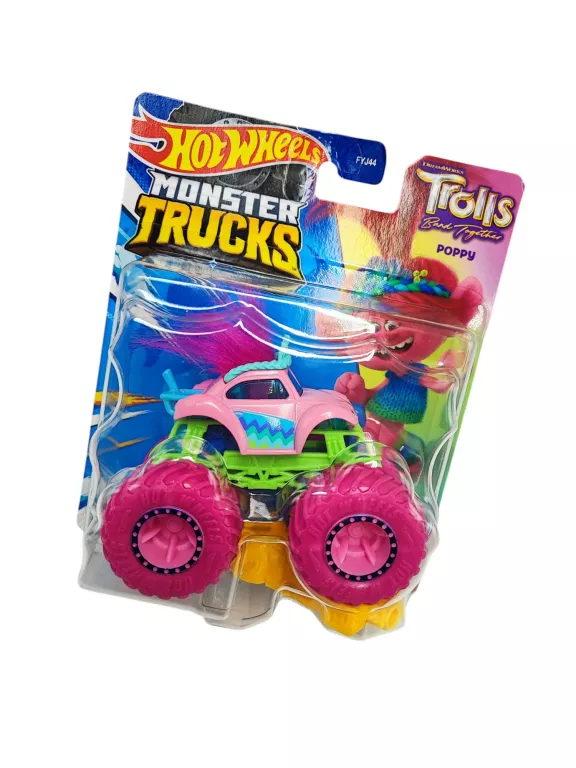 HOTWHEELS MONSTER TRUCKS TROLLS POPPY