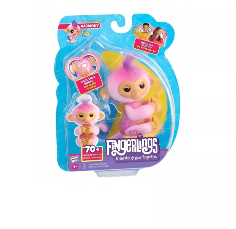 MAŁPKA FINGERLINGS HARMONY RÓŻOWA 5902251500078