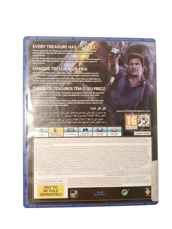 PS4 UNCHARTED 4 KRES ZŁODZIEJA SONY