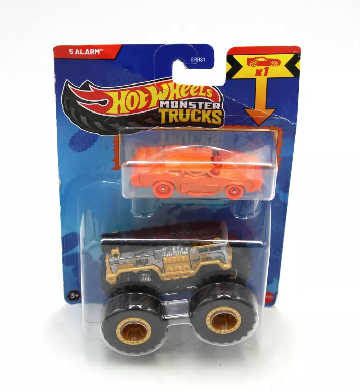 HOT WHEELS MONSTER TRUCKS HW 5 ALARM COMBO