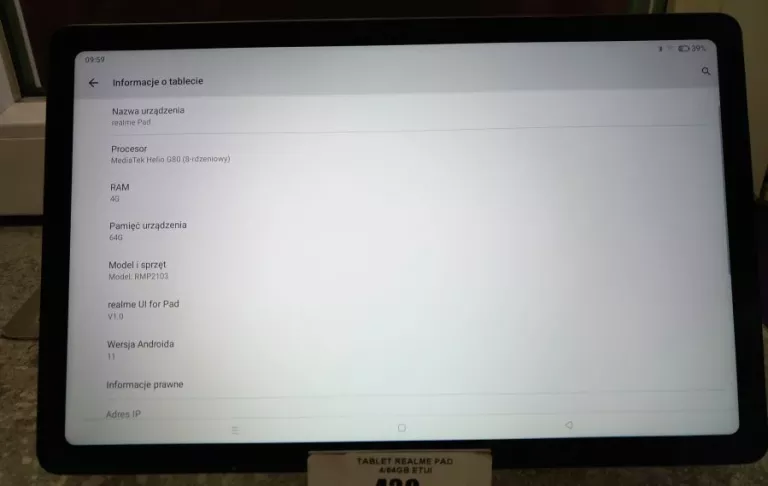 TABLET REALME PAD 4/64GB ETUI
