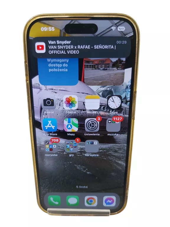 TELEFON IPHONE 15 PRO BLOKADA ORANGE