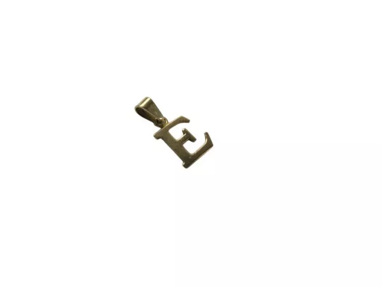 ZŁOTA ZAWIESZKA LITERKA "E" 585 0,89G.