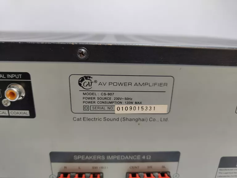 AMPLITUNER CAT CS-907 5.1