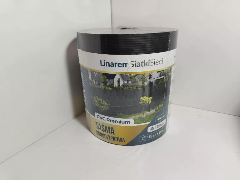 TAŚMA OGRODZENIOWA PREMIUM 1200G ANTRACYT DO OGRODZENIA PANELOWEGO 19CMX26