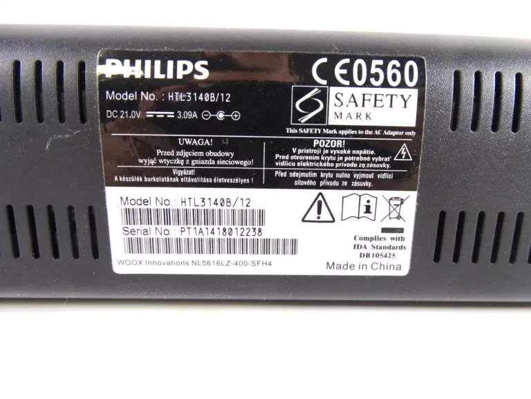 KINO DOMOWE PHILIPS HTL3140B/12