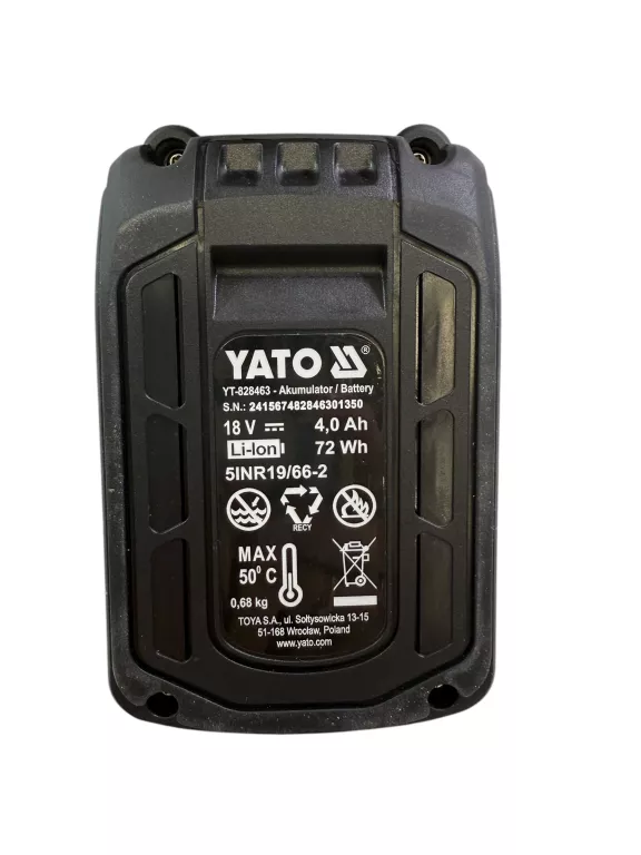 ZAKRĘTARKA UDAROWA YATO YT-82798 230NM 18V