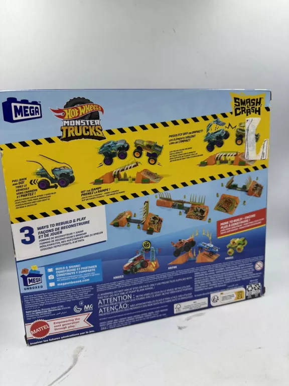 KLOCKI KONSTRUKCYJNE MEGA BLOKS MONSTER TRUCKS MEGA-WREX