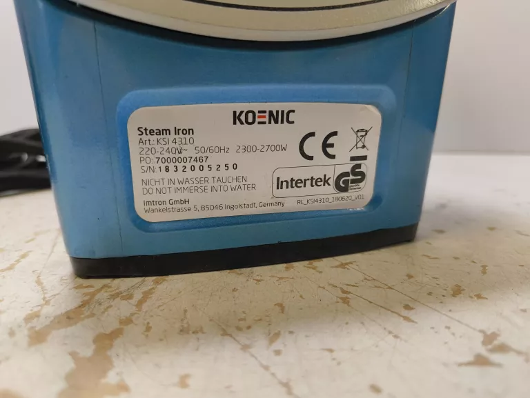 ŻELAZKO KOENIC KSI 4310
