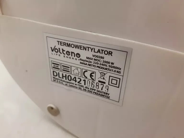 TERMOWENTYLATOR VOLTENO VO0280