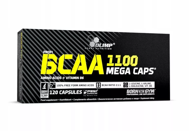 OLIMP BCAA MC 120KAPS REGENERACJA AMINOKWASY AMINO WITAMINA B6