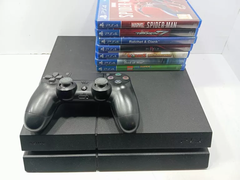 KONSOLA  PS4 1TB FAT 1 PAD  +  7 GIER