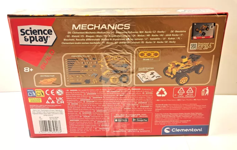 KLOCKI MECHANICS CLEMENTONI BUGGY & QUAD *IDEALNE*