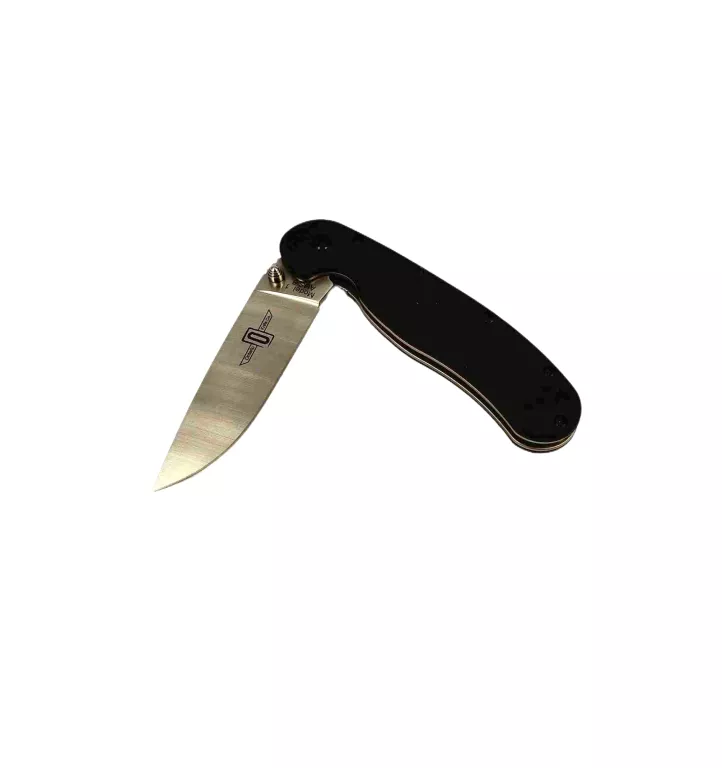 NÓŻ SKŁADANY ONTARIO RAT-1 FOLDER BLACK Z KLIPSEM