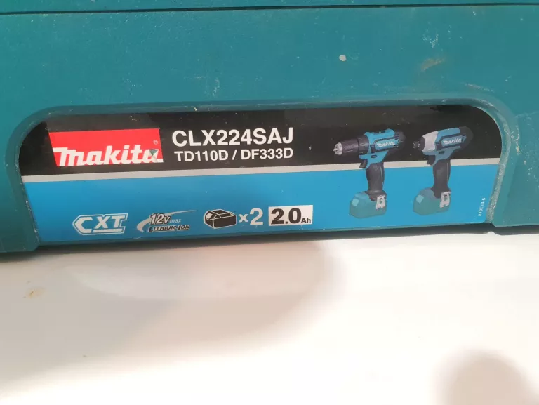 ZESTAW MAKITA CLX224SAJ WKRĘTARKA DF333D+ ZAKRĘTARKA TD110D