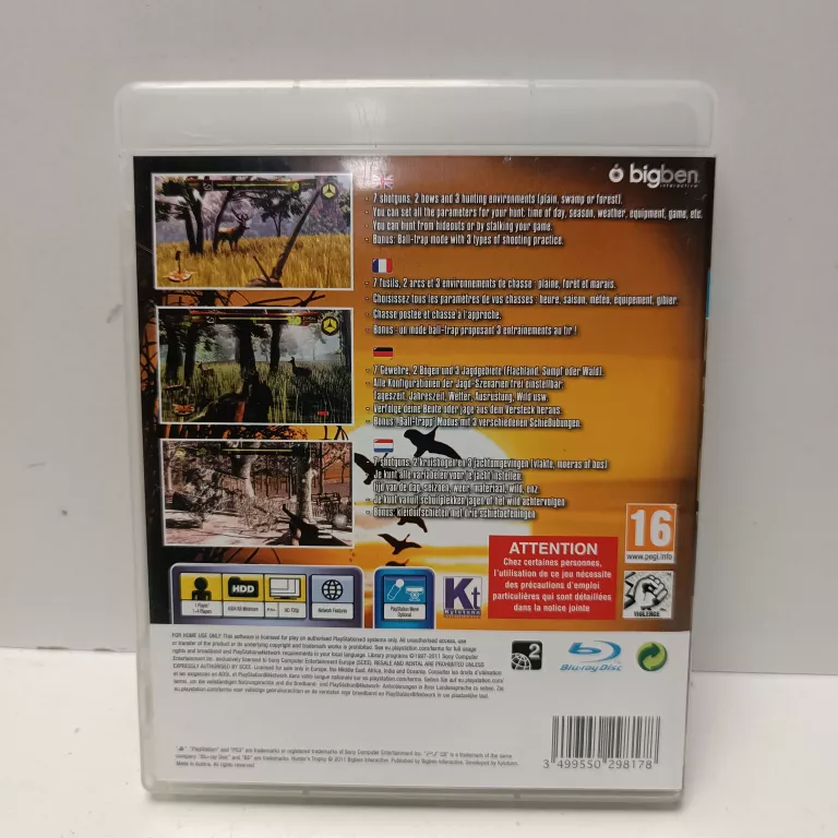 PS3 HUNTER S TROPHY