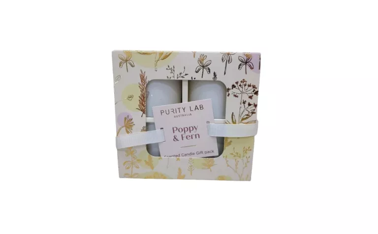 ZESTAW ŚWIEC ZAPACHOWYCH PURITY LAB AUSTRALIA POPPY & FERN