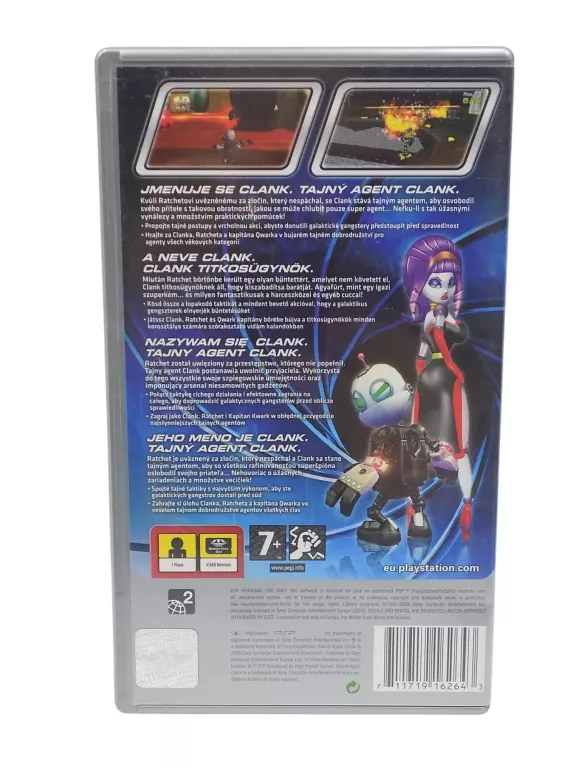 SECRET AGENT CLANK GRA NA PSP