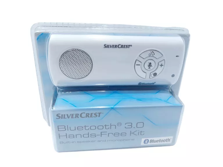 ZESTAW GŁOŚNOMÓWIĄCY SILVERCREST + ŁADOWARKA SAMOCHODOWA BIAŁA
