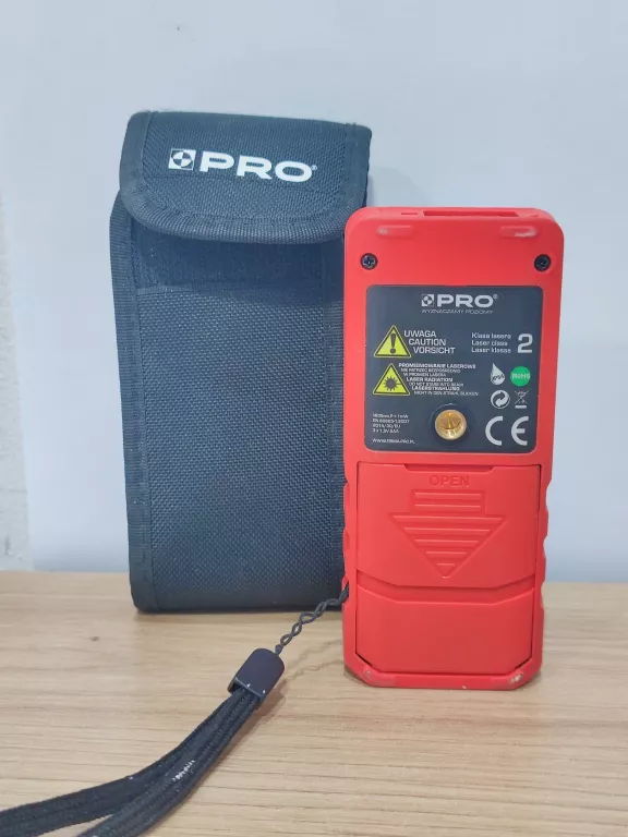 DALMIERZ LASEROWY Z KĄTOMIERZEM DL-80X PRO 0.05 M - 80 M IP54
