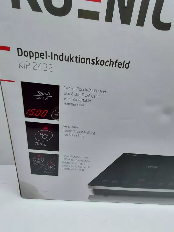 PŁYTA KOENIC KIP 2432 DOULE INDUCTION PLATE