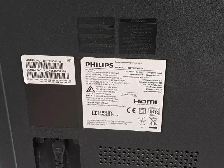TELEWIZOR PHILIPS 32PFH5300/88