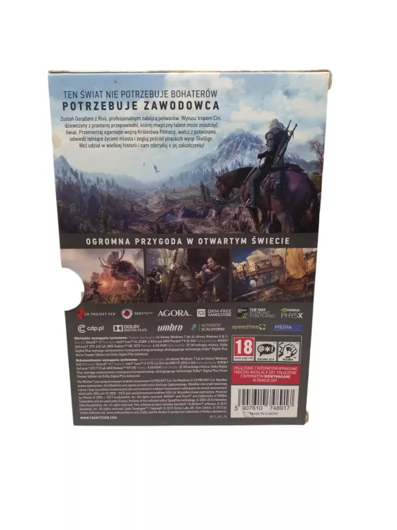 WIEDŹMIN 3 DZIKI GON EDYCJA GRY ROKU PC PL PC
