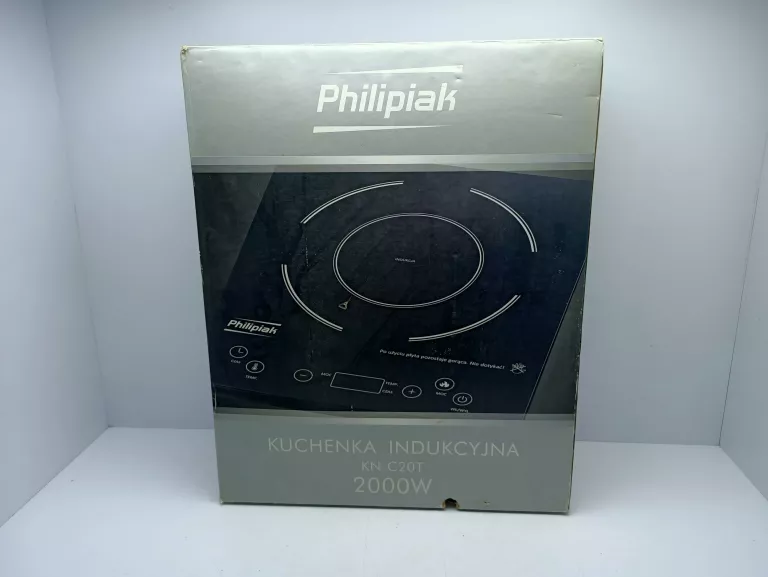 KUCHENKA INDUKCYJNA PHILIPIAK KN-C20T 2000W JAK NOWA KOMPLET