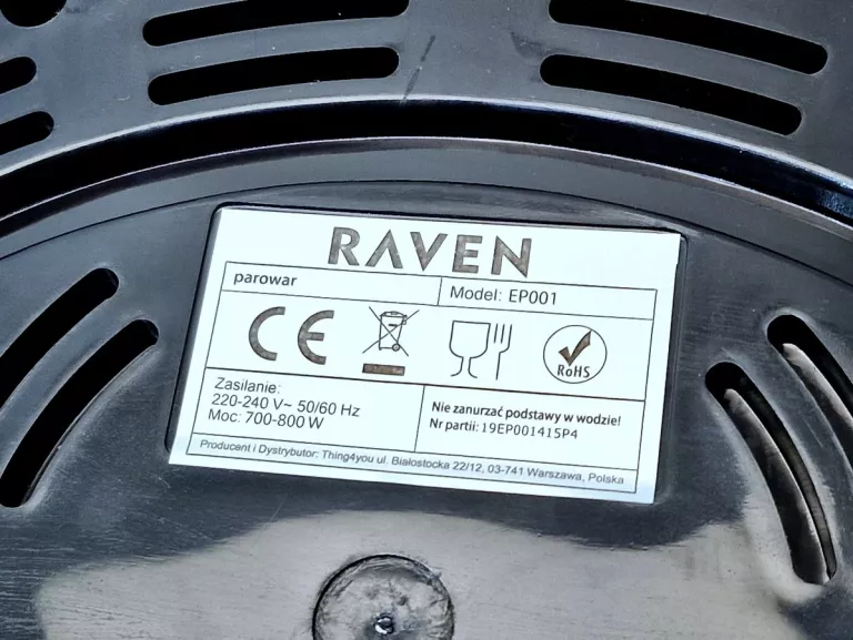 PAROWAR RAVEN EP001 800W
