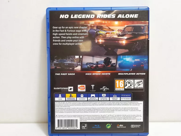 GRA PS4 FAST&FURIOUS CROSSROADS SZYBCY I WŚCIEKLI