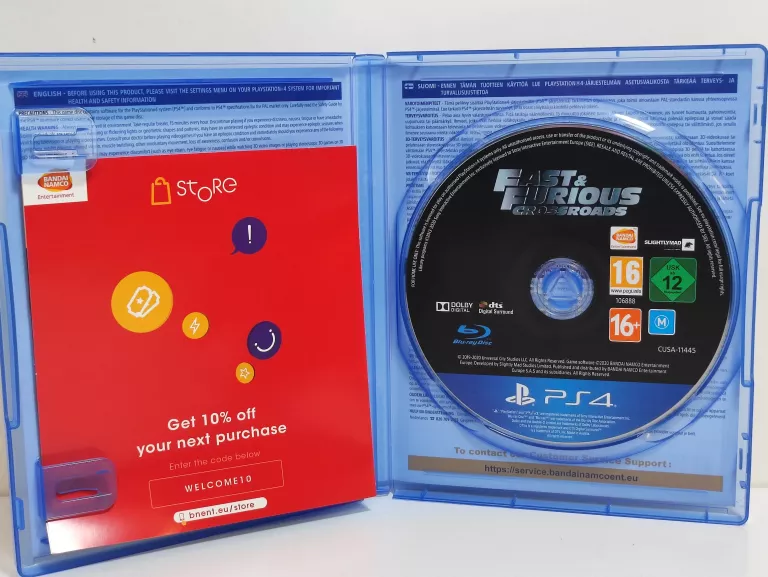 GRA PS4 FAST&FURIOUS CROSSROADS SZYBCY I WŚCIEKLI