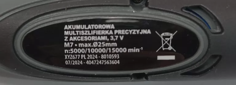 AKUMULATOROWA PRECYZYJNA MULTISZLIFIERKA FERREX Z AKCESORIAMI