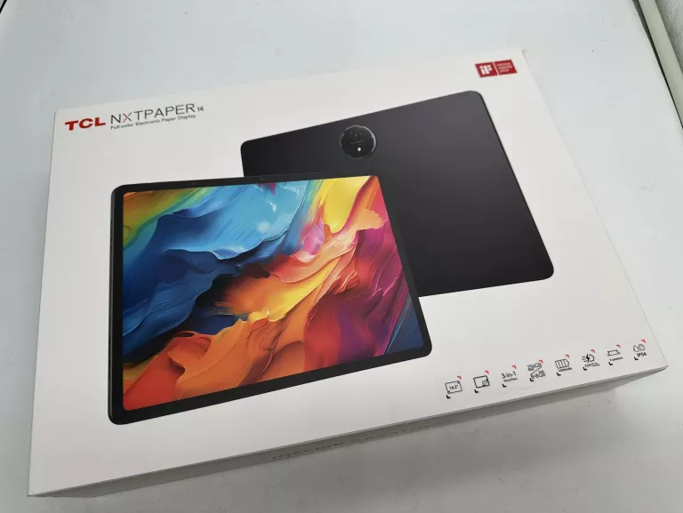 TABLET TCL NXTPAPER 14 8GB/256GB 9491G ETUI RYSIK JAK NOWY